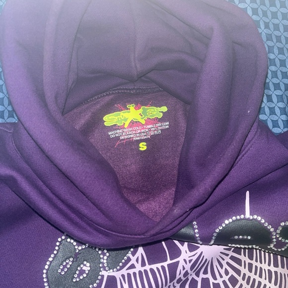 Grape sp5der hoodie size s authentic - Picture 2 of 2